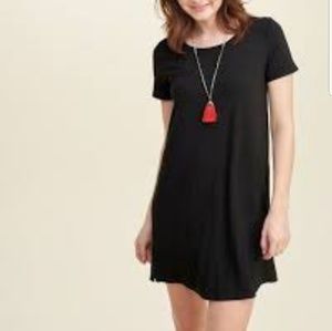 Hollister Black Tshirt Dress